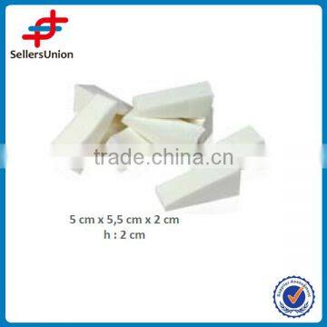 White Foundation Make up Powder Puff, Traingle Cosmetic Powder Puff