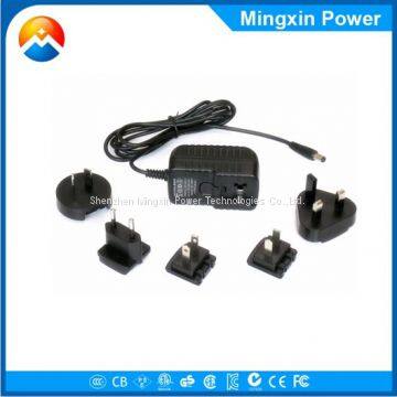 Wholesale Interchangeable Plug ac Power Adaptor 12 Volt 1amp With EU UK AU US Plug For Home photo-5