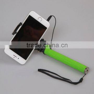 Newly Cable Take Pole Foldable Monopod Mini Wired selfie stick for windows phone