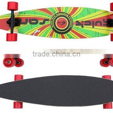 ABEC-11 RACE SKATEBOARD DROP THROUGH LONGBOARD