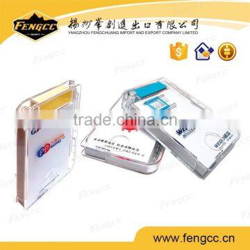 custom sticky memo pad with plastic case
