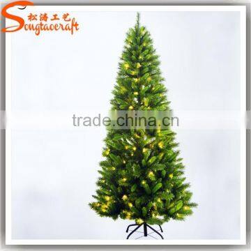 Decorative Christmas Tree Artificial Plasic Christmas Tree Stand PE Mixed PVC Holiday Tree Outdoor Decor photo-3