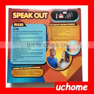 UCHOME Hot Speak Out Game Watch Ya' Mouth Funny Family Mouth Guard Party Board Game photo-5