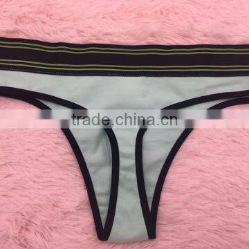 Ladies seamless T-back thong underwear wholesale