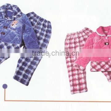 High quality themal family kids pajamas set