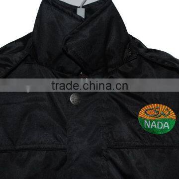 Men's Winter Wear 2015 New Men's Waterproof Pvc Coated Padded Jacket Twill Pvc Coated Lining Cut Terry Quilted Cotton photo-2