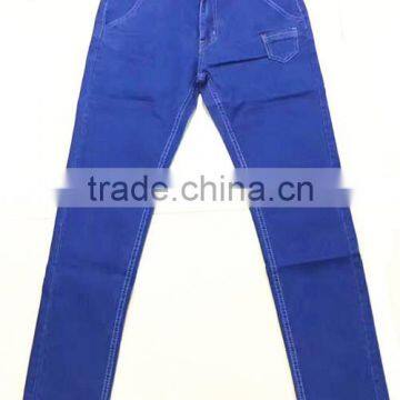 special five pockets classic denim blue jeans pants