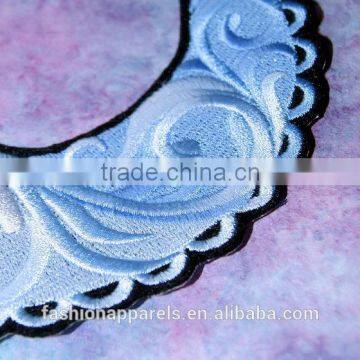 Custom High Quality Embroidered Creative Moon Patch for Clothes Embroidery Patch Made in China Choose Size/color photo-4