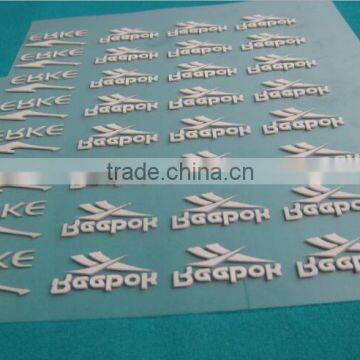 Custom Silicone Rubber Heat Transfer, 3D Silicone Clothing Label