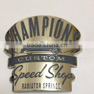 unique design big nameplate custom logo charm high end nameplate metal charm for buildings