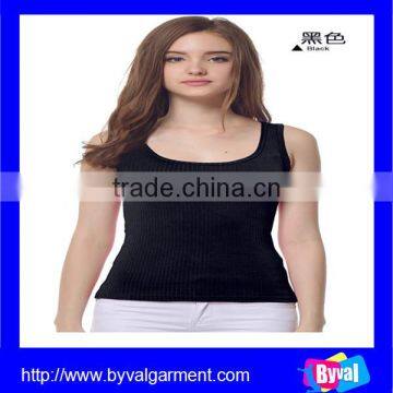 2015 Hot Sale 100 Cotton Tank Top Women Summer Tank Top lady 180g Tank Top High Quality