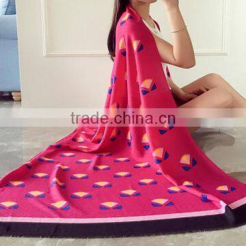 New Arrival 2017 Spring Girl Muffle Special Tartan Printed Design Cotton and Linen Material 190*90cm Women Scarf photo-5