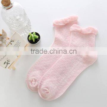 Zm40582b Women Mid-calf Length Sock Ladies Pure Color Cotton Socks photo-5