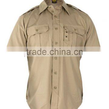 Short Sleeve Security Shirts Uniforms, White Guard Uniforms Shirts, Cheap Security Guard Uniforms photo-3