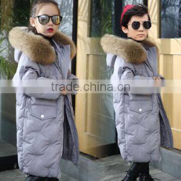 Unique Baby Girl Names Images Children's Warm Winter Clothing Girls Long Down Jacket photo-3