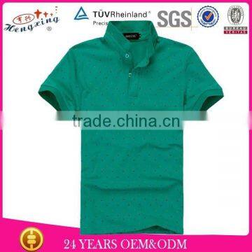 Custom-made fashion handsome plain polo shirt