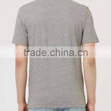 100%Cotton Crew Neck Short Sleeve Blank T-shirt,cotton Custom t Shirt With Chest Pocket 2016 photo-3