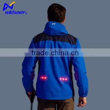 Outdoor Casual LED Reflective Yellow Ski Biker Sports Jacket Men Winter photo-4