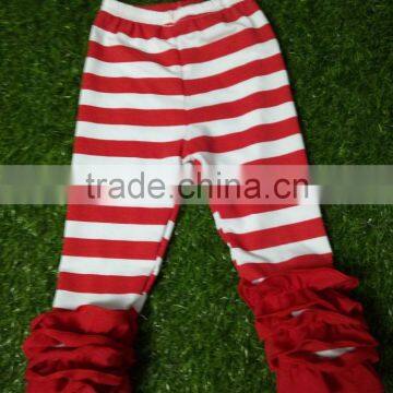 2016 polka dots capris girls 3/4 pants new pants design for girl baby icing ruffle pants