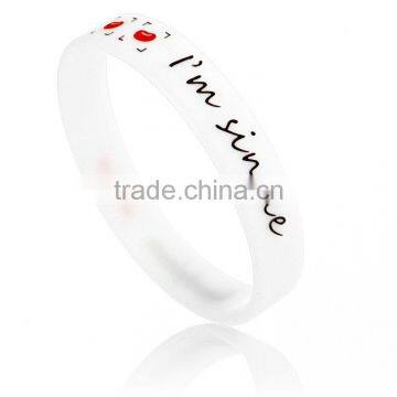 Popular High Quality Custom Printing Silicone Snap Band photo-2