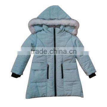 100%polyester light padded jacket for girls