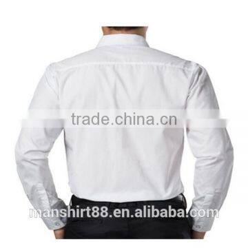 2016 New Wholesale Button Down Collar Regular Fit Plain Custom Men's Formal Dress Shirt photo-2