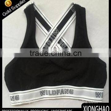 wholesale high quality cotton sport bra women for yoga gym fitness