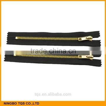 Factory Sale Aluminium Zipper Silver Gold No.3 Or No.4 C/E Metal Zippers or Zips photo-2