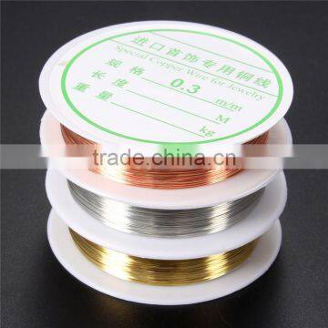 Newest Jewelry Findings 0.3mm Silver Gold Plated Copper Wire Craft Beads Jewelry Making DIY Essential Jewelry Cord photo-6