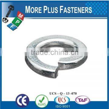 Made in Taiwan Regular Zinc Plated Stainless Steel Silicon Bronze Medium Split Lock Washer photo-2