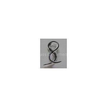 Customized labret body Glass Piercing Jewelry spiral , 14 Gauge