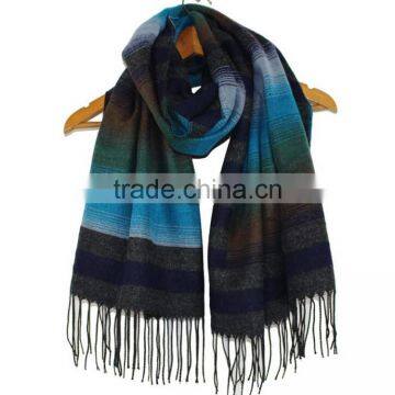 7 Colors Fashion Hot Sale Classic Blanket Oversize Wholesale Grandient Pashmina Scarf photo-6