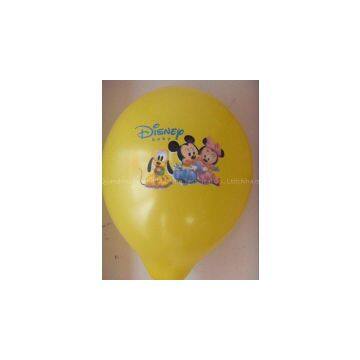 One side four clors balloon printing machine