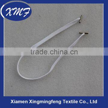 customized Metal aglet flat lazy shoe lace/no tie shoelace