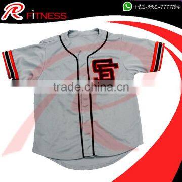 superior quality customized pro twill baseball jersey