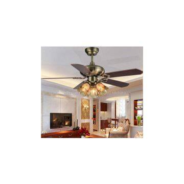 Home Decorative ceiling fan with light and remote control