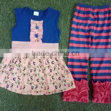 Boutique Summer Outfit Girl Clothing Set Easter Bunny Kids Outfit Baby Clothes Remake Baby Outfit photo-5