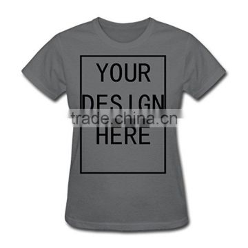 Minimum Promotional short sleeve custom label t shirt