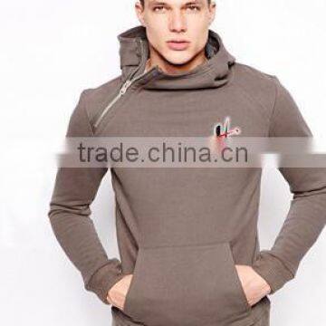 Men Side Zipper Hoodie with Side Pockets / Pullover Hoodies