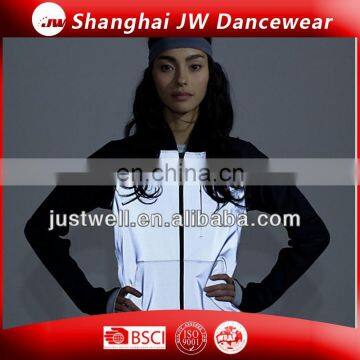 high quanlituy indoor yogawear sportswear nylon womens yoga jackets wholesale