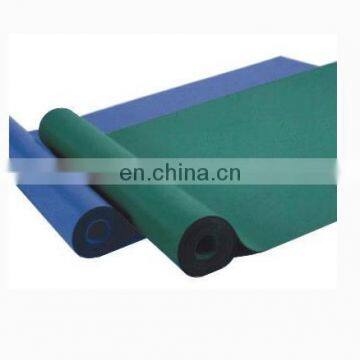 factory direct selling Quality 2mm Green electrostatic rubber table mat