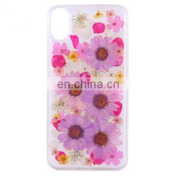 2017 new true flower case for iPhone X ,TPU case for iPhone X,back case for iPhone X