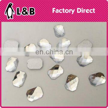 Jet Hematite Acrylic Hot Fix Stone photo-2