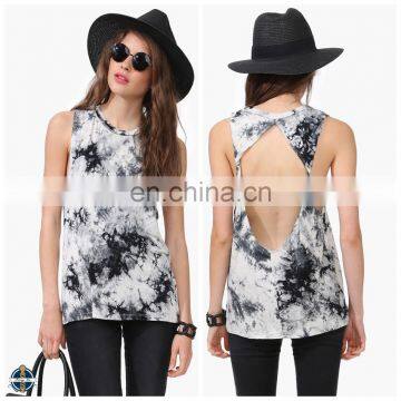 T-WV508 Fashion 2016 New Products Tie Dye Singlets Tank Tops Women