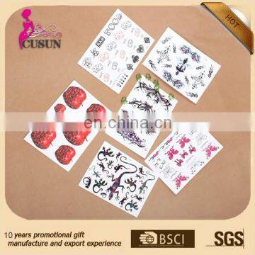 hot sale waterproof temporary tattoos for adults