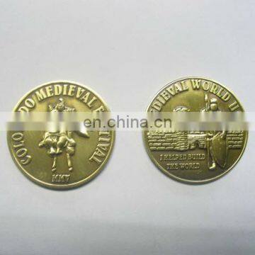 3D zinc alloy coins