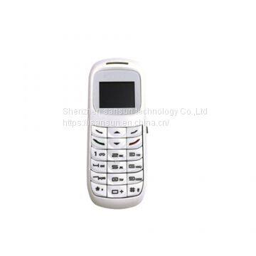 Isansun Hot sale mini bluetooth mobile phone with headset GSM Card