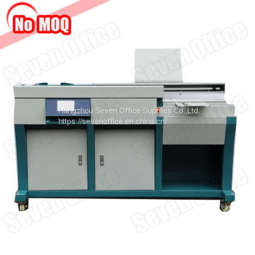 3 years warranty automatic bookbinding machine manufacturer glue binding machine with side glue function