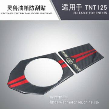 Spirit Beast Motorcycle Modified Carbon Fiber Oil Tank Sticker TNT 125 L6 photo-2