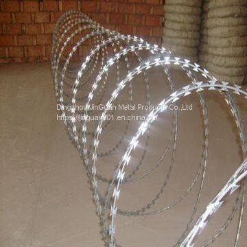 Galvanized Concertina Razor Barbed Wire